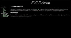 Desktop Screenshot of nullneuron.net